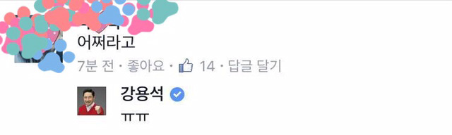 강용석 페북 레전드 댓글 | 인스티즈