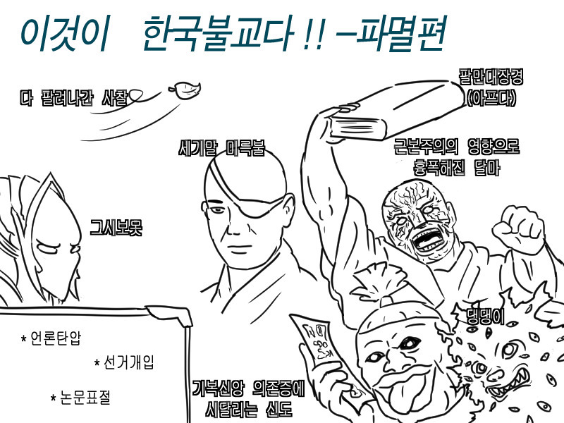  흔한 스님의 그림 실력 +추가 반응 | 인스티즈