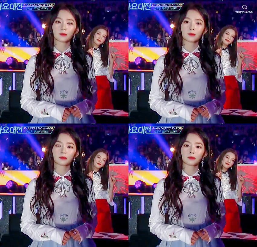 가요대전 무대중 카메라에 잡힌 아이린.gif | 인스티즈