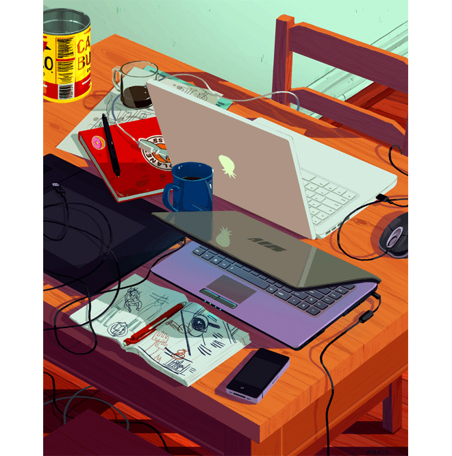 움직이는 일러스트 모음 | 인스티즈