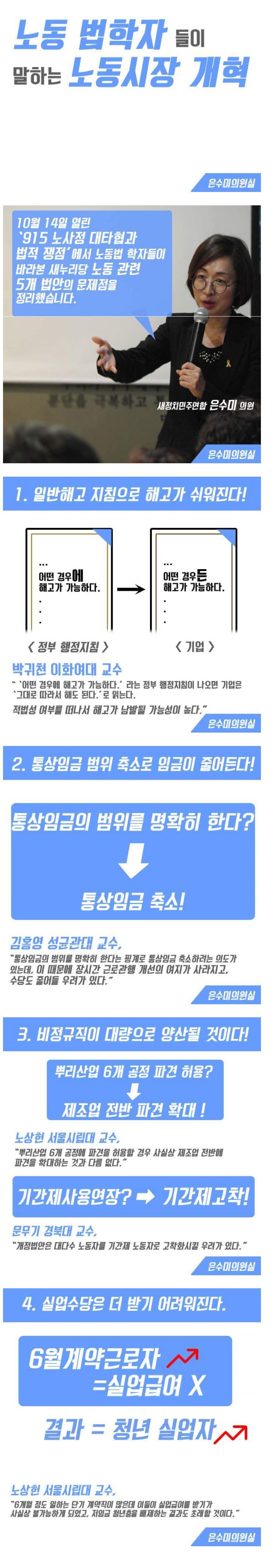 노동법학자들이 말하는 여권이 통과시키려는 노동법안의 문제점.jpg | 인스티즈