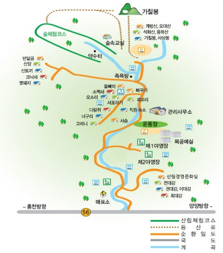 삼봉자연휴양림 이미지