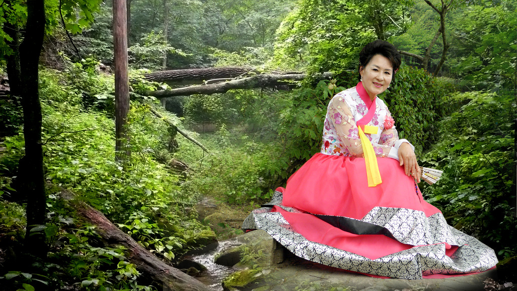 장미한복 이미지