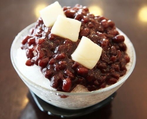 팥빙수 이미지