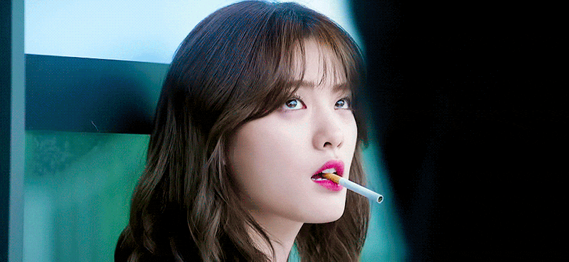 에프터스쿨 나나 흡연 연기.gif | 인스티즈