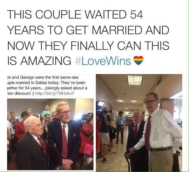 미국 동성혼이 합헌된 주의 첫 동성부부들 | 인스티즈