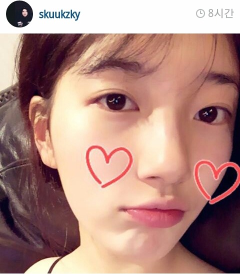 중딩 때 수지 생각나는 오늘자 수지 인스타 | 인스티즈