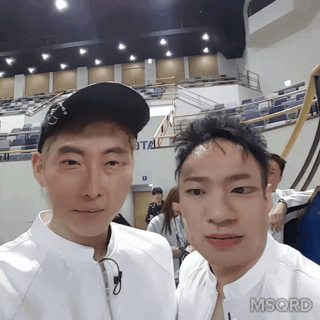 얼굴 바꾼 지코와 박명수.gif | 인스티즈