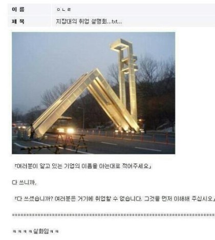 지방대 취업 설명회에 간 강사의 고충 | 인스티즈