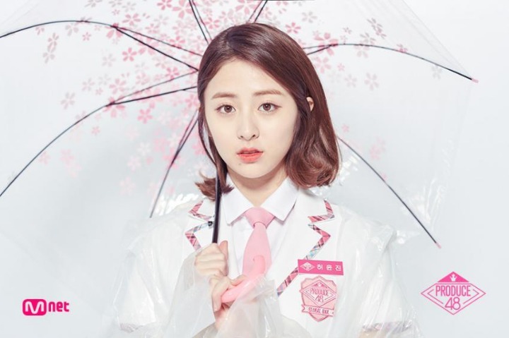 프로듀스48 기린쨩 허윤진.jpg | 인스티즈