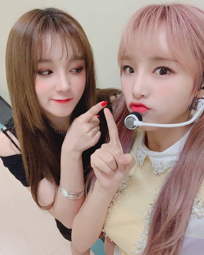 아이들 우기 &amp; 아이즈원 최예나 (여자) | 인스티즈