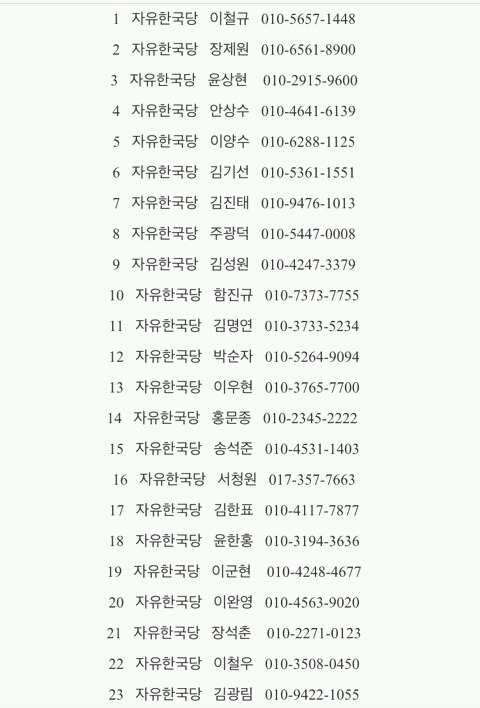 전안법 중단 문자행동 - 자유한국당 (화력지원 안하면 죽음뿐🔥🔥🔥🔥🔥🔥🔥) | 인스티즈