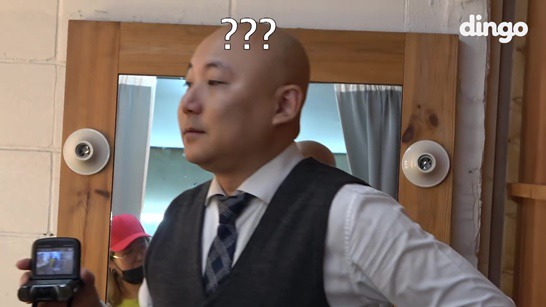 딩고 촬영으로 메이크업 받는 침착맨 주호민 | 인스티즈