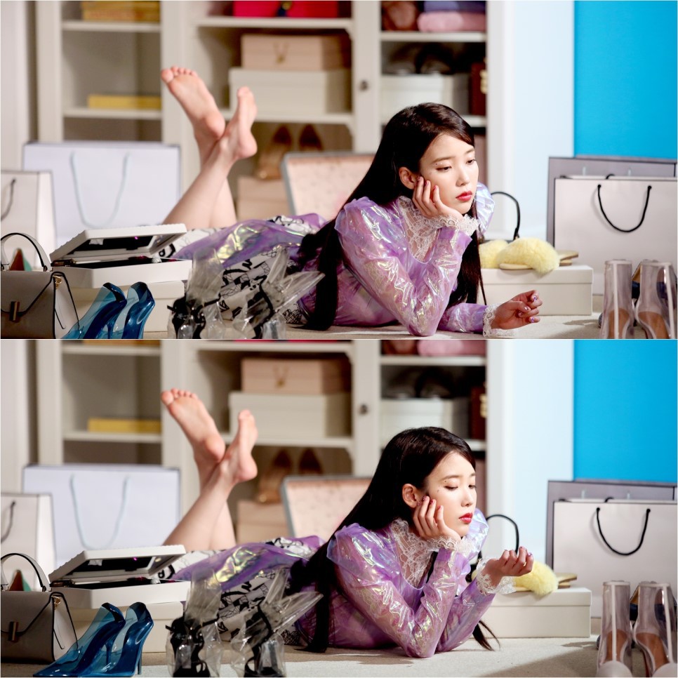 아이유 삐삐 뮤비 촬영 비하인드 컷.jpg | 인스티즈