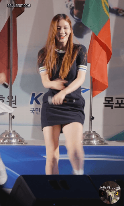 검은색원피스입은 다이아 은진.gif | 인스티즈